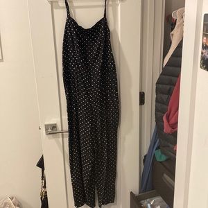 Polka dot long jumper